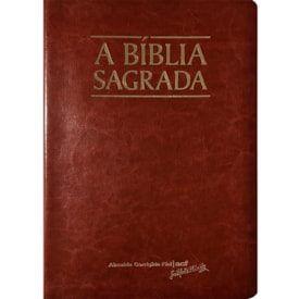 A Bíblia Sagrada | ACF | Mega Legível | Capa Luxo Mogno