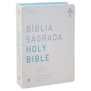 A Bíblia Sagrada Holy Biblie Peace | Bilíngue Português E Inglês | Nova Versão Internacional