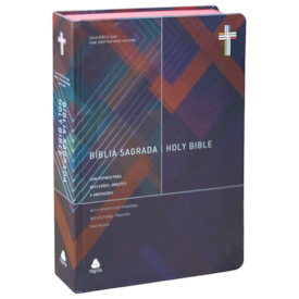 Segunda imagem do produto A Bíblia Sagrada Holy Biblie Union| Bilíngue Português E Inglês | Nova Versão Internacional