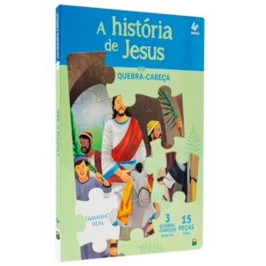 A História de Jesus Em Quebra-Cabeça | Acima de 4 Anos