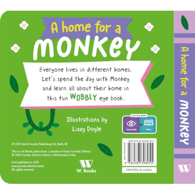 Segunda imagem do produto A Home For a Monkey | W.books