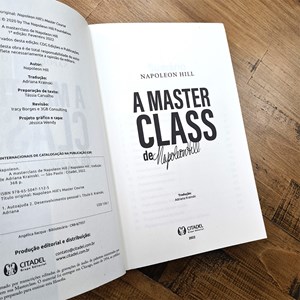 A Master Class de Napoleon Hill | Napoleon Hill