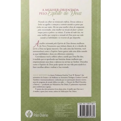 Segunda imagem do produto A mulher orientada pelo Espírito de Deus | Alice Mathews