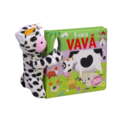 A Vaca Vavá | Livro com Pelúcia | 1 a 4 Anos