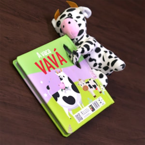 A Vaca Vavá | Livro com Pelúcia | 1 a 4 Anos