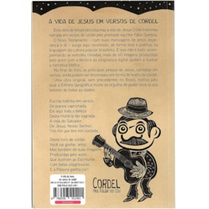 Segunda imagem do produto A vida de Jesus em versos de Cordel | Fábio Sombra