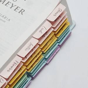 Abas Adesivas para Bíblias | Marcador Índice Color