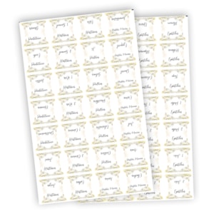 Abas Adesivas para Bíblias | Marcador Índice Ramos de Flores