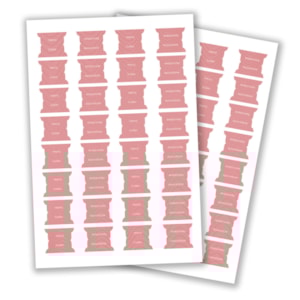 Abas Adesivas para Bíblias | Marcador Índice Rose