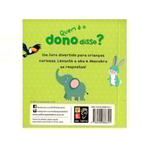 Segunda imagem do produto Abra E Descubra! Quem É O Dono Disso?