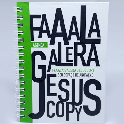 Segunda imagem do produto Agenda Permanente Faaala Galera | Jesus Copy