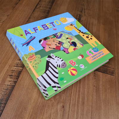 Segunda imagem do produto Alfabeto | Com Quebra Cabeça e Livro de Atividades