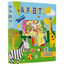 Alfabeto | Com Quebra Cabeça e Livro de Atividades