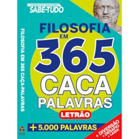 Almanaque Passatempo Sabe Tudo 365 | Caça-Palavras 01 | Filosofia