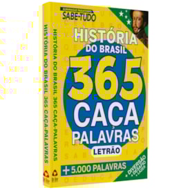 Almanaque Passatempo Sabe-Tudo | História do Brasil 365 Caça Palavras | Letrão