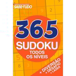 Almanaque Passatempos Sabe Tudo 365 | Sudoku