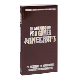Almanaque Pró Games Minecraft | 13 Histórias em Quadrinhos | Capa Marrom
