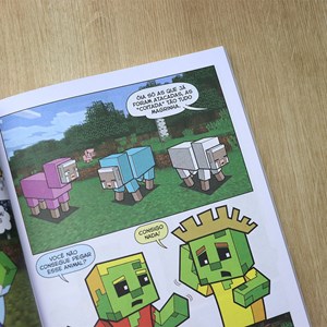 Almanaque Pró Games Minecraft | 13 Histórias em Quadrinhos | Capa Marrom