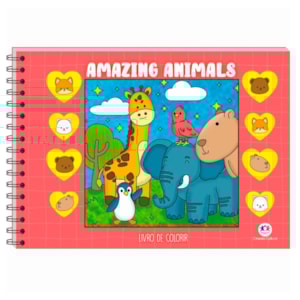 Amazing Animals | Livro de Colorir