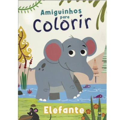 AMIGUINHOS PARA COLORIR: ELEFANTE