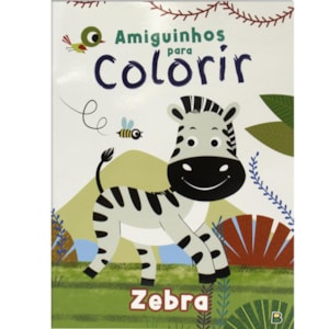 Segunda imagem do produto Amiguinhos para Colorir: Zebra | Todolivro