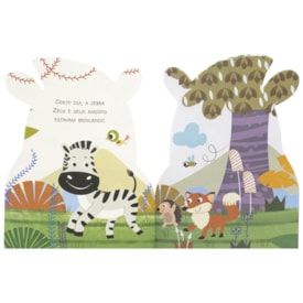 Segunda imagem do produto AMIGUINHOS RECORTADOS II: ZEBRA