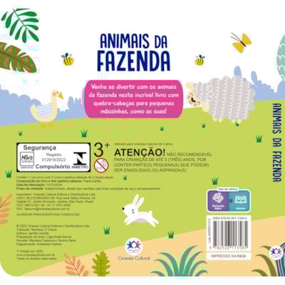 Segunda imagem do produto Animais da Fazenda | Ciranda Cultural