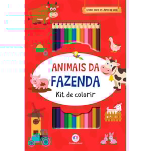 Animais da Fazenda | Kit de Colorir