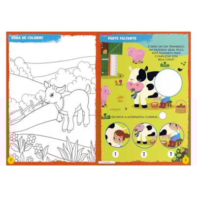 Segunda imagem do produto Animais da Fazenda | Passatempos Divertidos