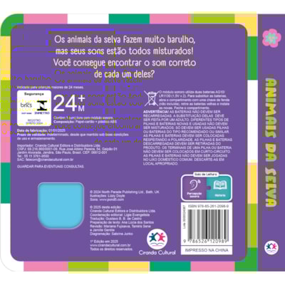 Segunda imagem do produto Animais da Selva | Ciranda Cultural