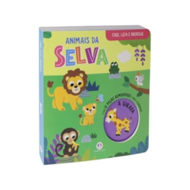 Animais da Selva | Com 12 Peças Removíveis para Combinar | De 0 a 3 Anos