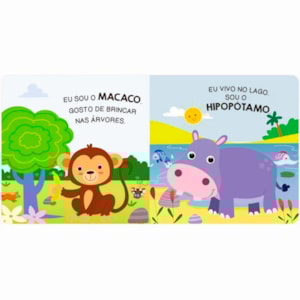 Segunda imagem do produto  Animais da Selva | Livro de Banho | Com 2 Brinquedos