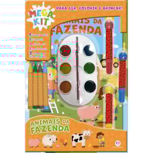 Animais Ler, Colorir e Brincar | Mega Kit