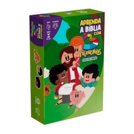 Aprenda a Bíblia Com 3 Palavrinhas | Jogo De Cartas | Livreto