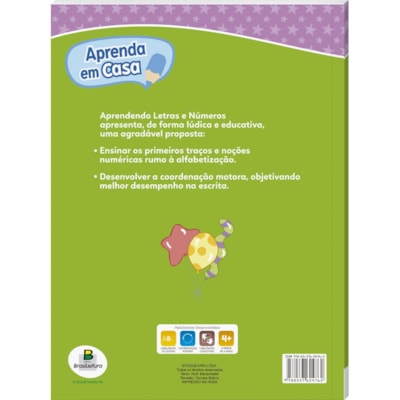 Segunda imagem do produto Aprenda em Casa Aprendendo Letras e Números | Ruth Marschalek