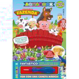 Aquabook Animais da Fazenda | Diversão sem Sujeira