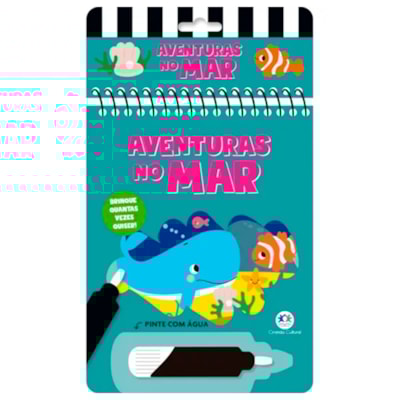 Aquabook Aventuras no Mar | Pinte Com Água