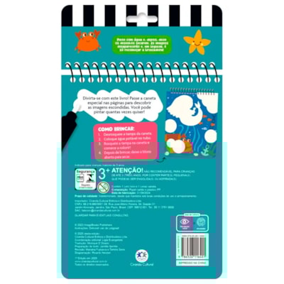 Segunda imagem do produto Aquabook Aventuras no Mar | Pinte Com Água