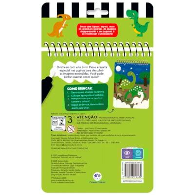Segunda imagem do produto Aquabook Dinossauros | Pinte Com Água