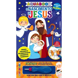 Aquabook O Nascimento de Jesus | Vem com Uma Caneta Magica