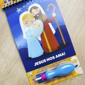Segunda imagem do produto Aquabook O Nascimento de Jesus | Vem com Uma Caneta Magica