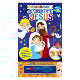 Aquabook O Nascimento de Jesus | Vem com Uma Caneta Magica