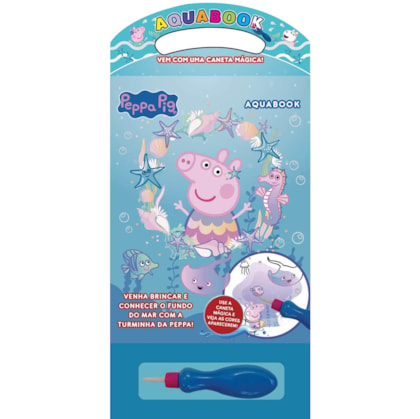 Aquabook Peppa Pig | Vem com Uma Caneta Magica