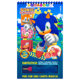 Aquabook Sonic | Diversão Sem Sujeira