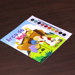 Segunda imagem do produto Arca de Noé | Livro de Colorir | Aquarela