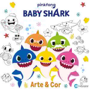 Arte e Cor Baby Shark