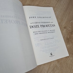 As Cartas Perdidas Aos Doze Profetas | John Goldingay
