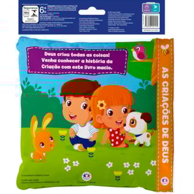 Segunda imagem do produto As Criações de Deus | Meu Livro de Pano | Jacob Vium-Olesen