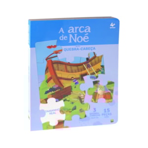Aventuras Bíblicas em Quebra-Cabeça | A Arca de Noé | 3 a 5 Anos