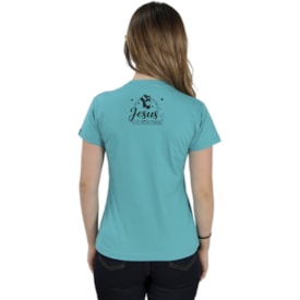 Segunda imagem do produto Baby Look Guia Meus Passos | Verde Água | Pecado Zero